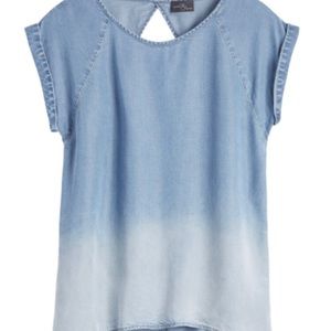 Market & Spruce Chambray Top XL